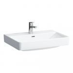 Praustuvas Laufen PRO S 650x465x95 mm, be angos maišytuvui, be perlajos, su uždengtu perlajos kanalu, spalva - balta LCC (LAUFEN Clean Coat) 